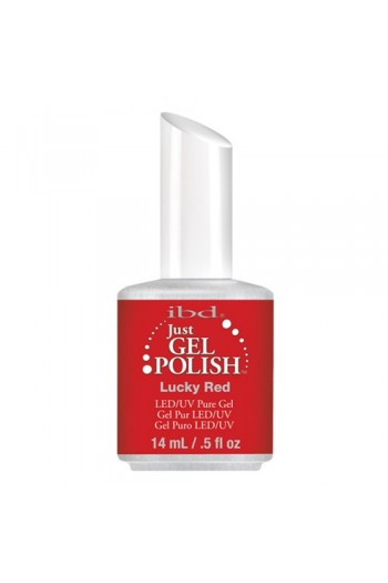 ibd Just Gel Polish - Lucky Red - 0.5oz / 14ml 