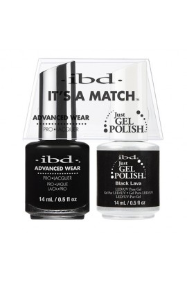 ibd Advanced Wear - "It's A Match" Duo Pack - Black Lava - 14ml / 0.5oz Each