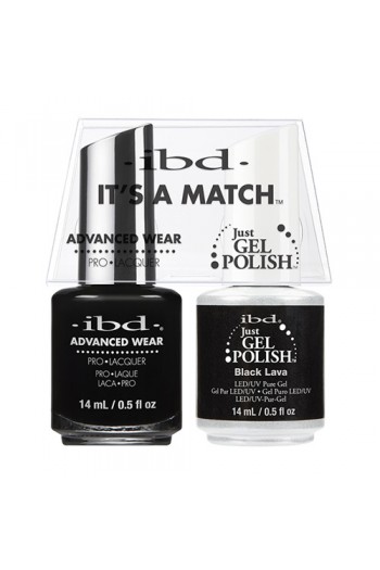 ibd Advanced Wear - "It's A Match" Duo Pack - Black Lava - 14ml / 0.5oz Each