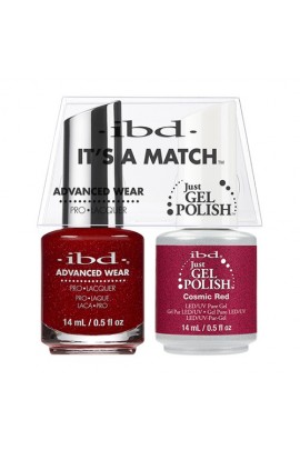 ibd Advanced Wear - "It's A Match" Duo Pack - Cosmic Red - 14ml / 0.5oz Each