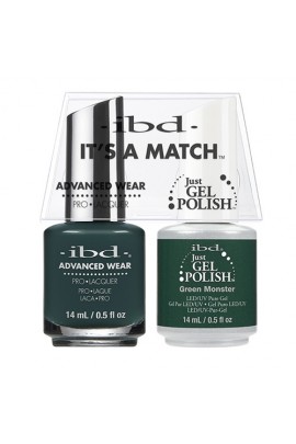 ibd Advanced Wear - "It's A Match" Duo Pack - Green Monster - 14ml / 0.5oz Each