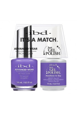 ibd Advanced Wear - "It's A Match" Duo Pack - Heedless to Say - 14ml / 0.5oz Each