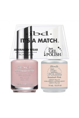 ibd Advanced Wear - "It's A Match" Duo Pack - Seashell Pink - 14ml / 0.5oz Each