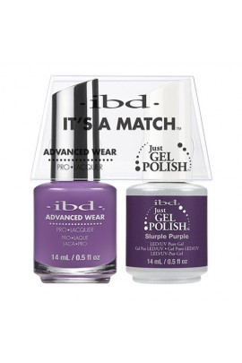 ibd Advanced Wear - "It's A Match" Duo Pack - Slurple Purple - 14ml / 0.5oz Each