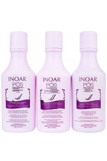 Inoar - POS Progress Kit - Shampoo/Conditioner/Leave-In - 8.4oz / 250ml each