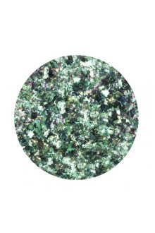 It's So Easy Nails - Glitter Cracked Ice Powder - Blue Green - 2g / 0.07oz