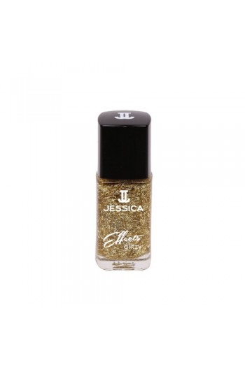 Jessica Effects Glitzy Glitter Nail Polish - Go For The Gold Collection - Gold Digger - 0.4oz / 12ml