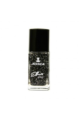 Jessica Effects Glitzy Glitter Nail Polish - Bling in Black - 0.4oz / 12ml