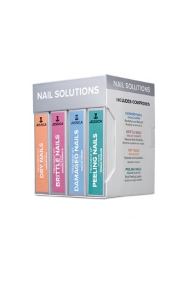 Jessica Nail Solution Treatment Kits - Damaged, Peeling, Brittle & Dry Nails