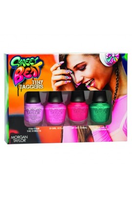 Morgan Taylor Nail Laquer - Street Beat Collection - Tiny Taggers Mini Set - 5ml / 0.17oz Each