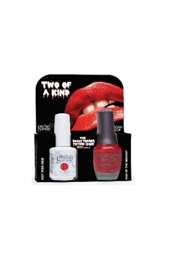 Nail Harmony Gelish & Morgan Taylor - Two of a Kind - The Rocky Horror Picture Show Collection - Hot Rod Red & Pretty Woman