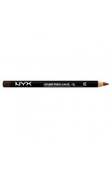 NYX Slim Lip Liner Pencil - Dark Brown - 1g / 0.04oz