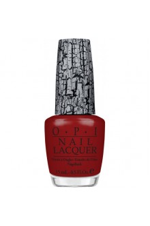 OPI Nail Lacquer - Red Shatter Crackle - 0.5oz / 15ml