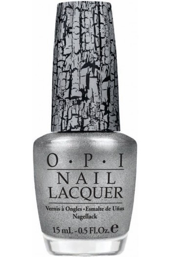 OPI Nail Lacquer - Silver Shatter Crackle - 0.5oz / 15ml