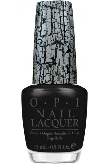 OPI Nail Lacquer - Black Shatter Crackle - 0.5oz / 15ml