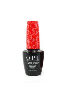OPI GelColor - Hello Kitty Collection - 5 Apples Tall - 0.5oz / 15ml