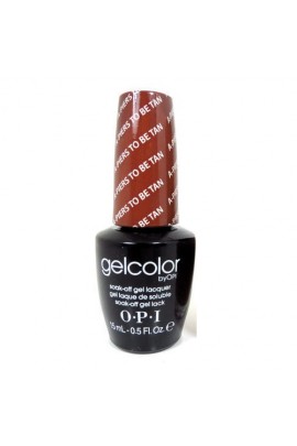 OPI GelColor - Soak Off Gel Polish - A-Piers To Be Tan - 0.5oz / 15ml