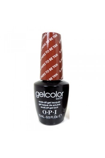 OPI GelColor - Soak Off Gel Polish - A-Piers To Be Tan - 0.5oz / 15ml