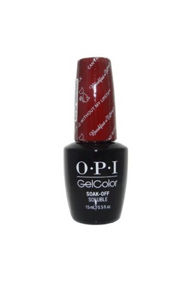 OPI GelColor - Breakfast at Tiffany's Holiday 2016 Collection - Can't Read Without my Lipstick - 0.5oz / 15ml