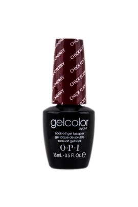 OPI GelColor - Soak Off Gel Polish - Chick Flick Cherry - 0.5oz / 15ml