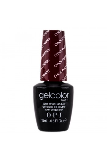 OPI GelColor - Soak Off Gel Polish - Chick Flick Cherry - 0.5oz / 15ml