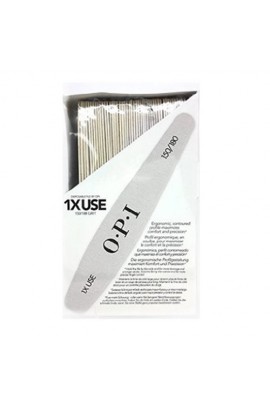 OPI Nail Files - Disposable 1X Use - Silver FL 700 - 150 / 180 Grit - 92pk