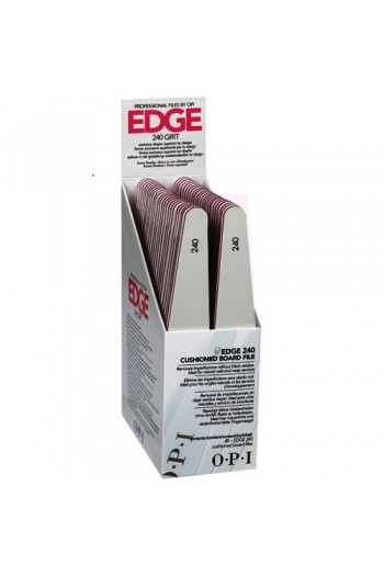 OPI Nail Files - Edge White FL 628 - 240 Grit - 48pk