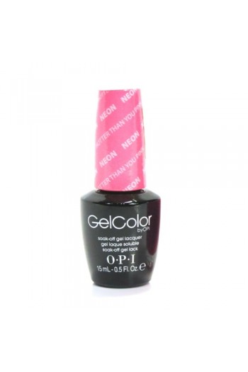 OPI GelColor - The Neons 2014 Collection - Hotter Than You Pink - 0.5oz / 15ml