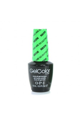 OPI GelColor - The Neons 2014 Collection - You're So Outta Lime! - 0.5oz / 15ml