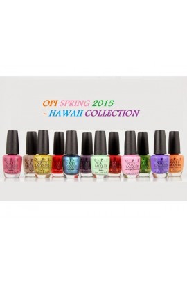 OPI Nail Lacquer - Hawaii 2015 Spring Collection - 0.5oz / 15ml each - All 12 Colors