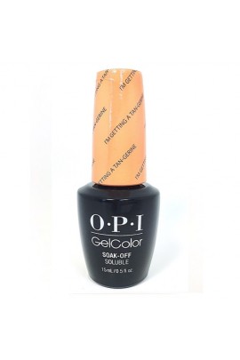 OPI GelColor - Retro Summer 2016 Collection - I'm Getting A Tan-gerine - 0.5oz / 15ml