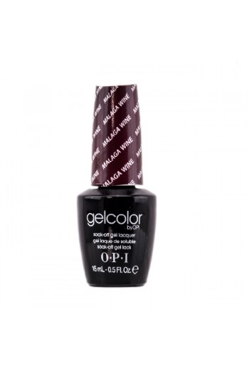 OPI GelColor - Soak Off Gel Polish - Malaga Wine - 0.5oz / 15ml