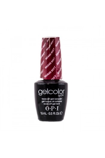 OPI GelColor - Soak Off Gel Polish - Miami Beet - 0.5oz / 15ml