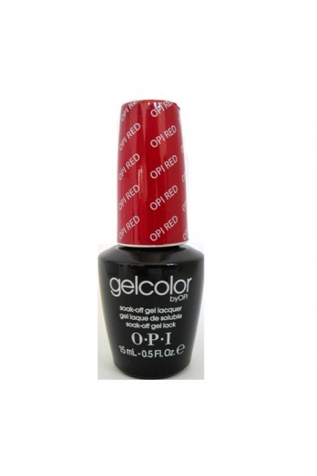 OPI GelColor - Soak Off Gel Polish - The Femme Fatales Collection - OPI Red - 0.5oz / 15ml 