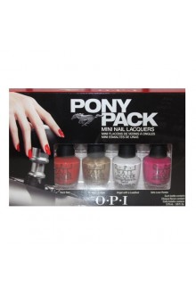OPI Nail Lacquer - Pony Pack - Ford Mustang Mini Set - 4 Bottles