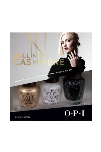 OPI Nail Lacquer - Gwen Stefani Holiday 2014 - Rollin in Cashmere Trio - 0.5oz / 15ml each