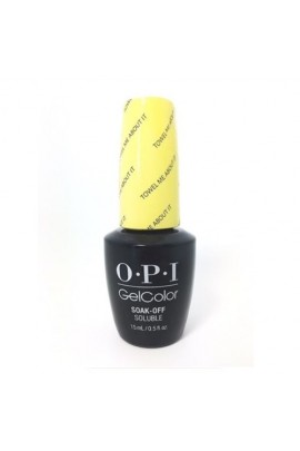 OPI GelColor - Retro Summer 2016 Collection - Towel Me About It - 0.5oz / 15ml