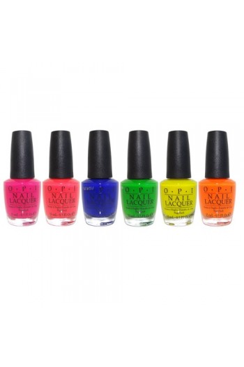 OPI Nail Lacquer - Tru Neon Summer 2016 Collection - ALL 6 Colors - 0.5oz / 15ml Each