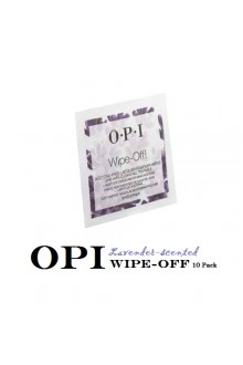 OPI - Acetone-Free Lacquer Remover Wraps - WIPE-OFF! - Lavender Scented - 10pk