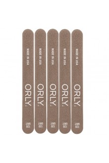 Orly Nail Files - Garnet Board - Coarse 120 Grit - 5pk
