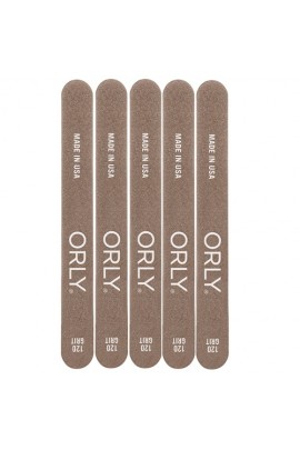 Orly Nail Files - Garnet Board - Coarse 120 Grit - 5pk