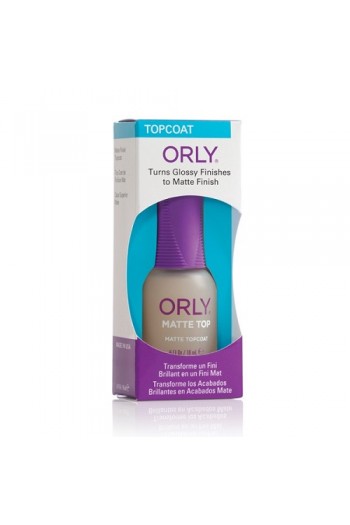 Orly Nail Treatment - Matte Top - Matte TopCoat - 0.6oz / 18ml