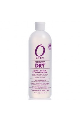 Orly Nail Treatment - Spritz Dry - Dries Nail Lacquer & Conditions Skin - 16oz / 473ml