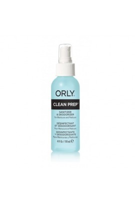 Orly Nail Treatment - Clean Prep - Sanitizer & Deodorizer - 4oz / 118ml