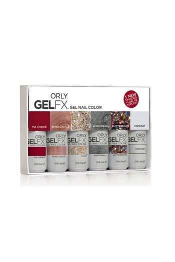 Orly Gel FX Gel Nail Color - Fall 2015 - All 6 Colors + Top Coat - 9ml / 0.3oz Each