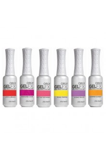 Orly Gel FX Gel Nail Color - Pacific Coast Highway Collection - ALL 6 Colors - 0.3oz / 9ml Each