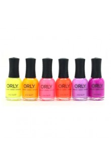 Orly Nail Lacquer - Pacific Coast Highway Collection - ALL 6 Colors - 0.6oz / 18ml EACH