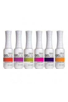 Orly Gel FX Gel Nail Color - Summer Baked Collection 2015 - All 6 Colors - 0.3 oz / 9 mL Each