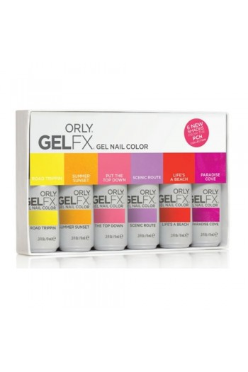 Orly Gel FX Gel Nail Color - Pacific Coast Highway Summer 2016 - All 6 Colors - 9ml / 0.3oz Each