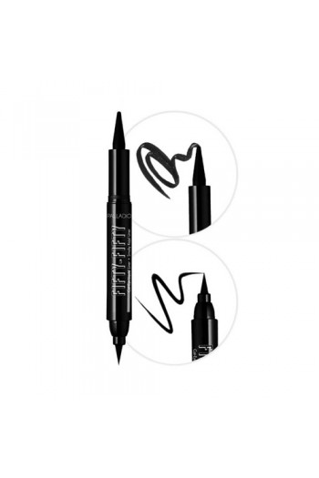 Palladio - Fifty-Fifty Cat Eye Liquid Liner + Smokey Kajal Liner - Black